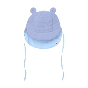 Summer Hat Ears Muslin quiet harbor - Huttelihut