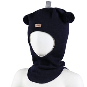 Wool hood Kivat logo navy - Kivat
