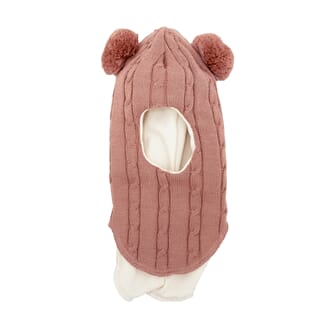 Plait hood dusty pink - Kivat