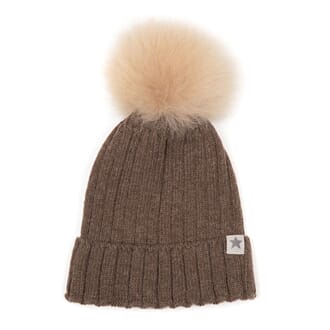 Warmy Knithut Wool Nougat/Camel - Huttelihut