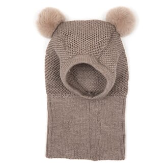 WOOLY Hut Merino Windstop Brown - Huttelihut