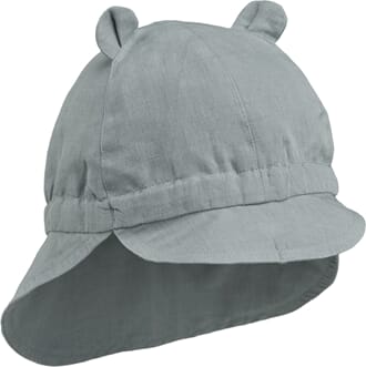 Gorm linen sun hat blue fog - Liewood