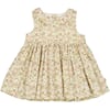 Dress Eila eggshell flowers - Wheat