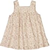 Dress Ayla eggshell flowers - Wheat
