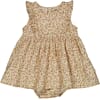 Dress Suit Sofia summer flowers - Wheat