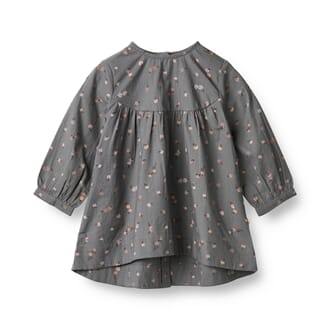 Dress Fenja autumn sky flowers - Wheat