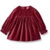 Dress L/S Elvira ruby red - Wheat