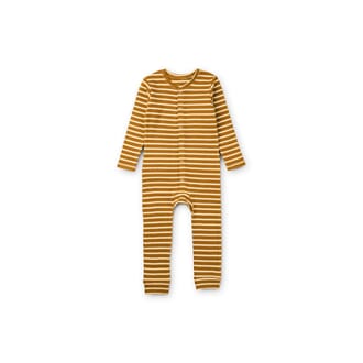 Birk pyjamas jumpsuit Y/D stripe golden caramel - Liewood