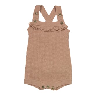 Lola Baby Knit Romper Tuscany - MeMini