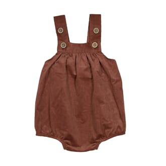 Wally Romper fw18 Rust Brown - MeMini