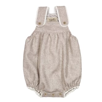 Neya Wool Romper Warm Sand - MeMini