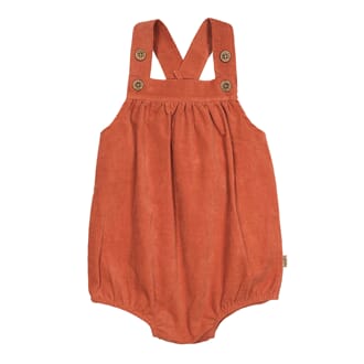 Wally Romper fw19 Brick Red - MeMini