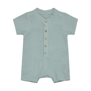 Playsuit SS Muslin gray mist - Huttelihut