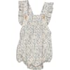 Romper Freja ivory flowers - Wheat