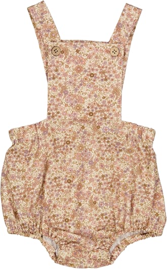 Romper Ofelia clam flowers - Wheat