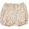 Nappy Pants Pleats alabaster flowers - Wheat