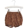 Nappy Pants Ruffles caramel flowers - Wheat