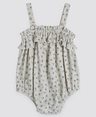 Odetta Romper tiny floral - Little Cotton Clothes