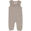 Knit Romper Vigge grey melange - Wheat