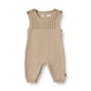 Knit Romper Vigge soft beige - Wheat