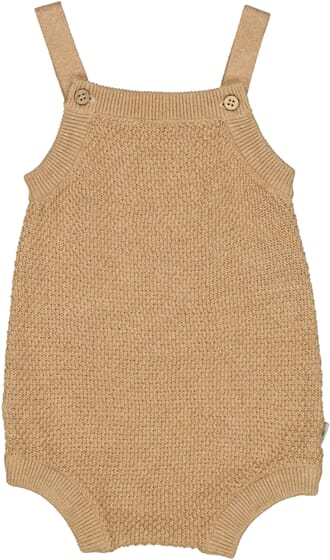 Knit Romper Vilde sand melange - Wheat