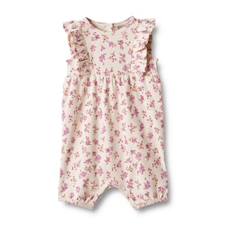Playsuit Havanna shell flowers - Wheat