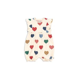 Chleo Frill Romper bon coeur coloré - Konges Sløjd