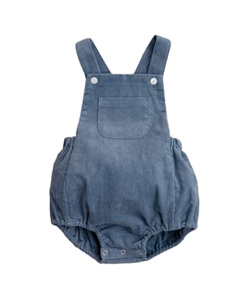 Whitby Romper Blue - Little Cotton Clothes
