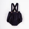 Marley Romper Navy Cord - Olivier London