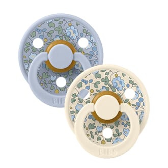 Bibs Liberty str 1 (2 pk) Eloise/Dusty Blue
