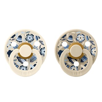 Bibs Liberty str 1 (2 pk) Ivory Mix