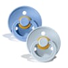 Bibs Colour str 1 (2 pk) Sky Blue & Baby Blue