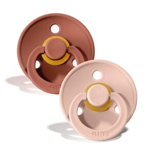 Bibs Colours str 1 (2 pk) Woodchuck & Blush