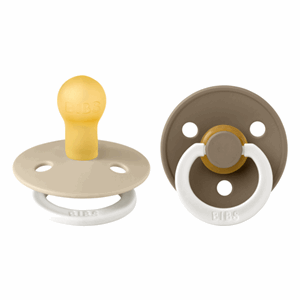 Bibs Colour Night str 1 (2 pk) Vanilla & Dark Oak