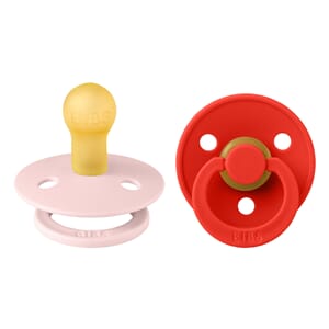 Bibs colour str 1 (2 pk) Blossom & Candy apple