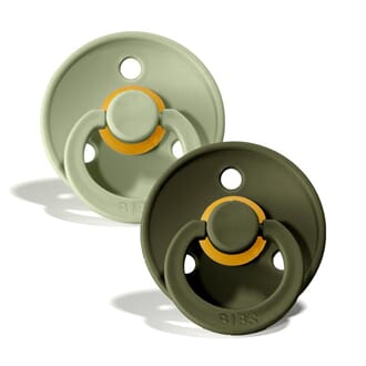 Bibs Colour str 2 (2 pk) Sage & Hunter Green