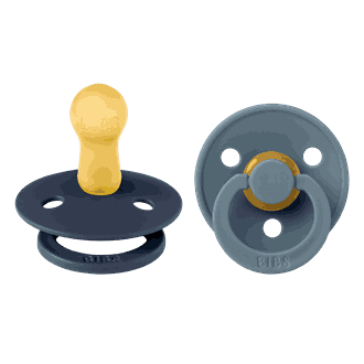 Bibs Colour str 2 (2 pk) Deep Space & Petrol
