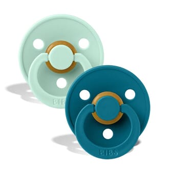 Bibs Colour str 2 (2 pk) Mint & Forest Lake