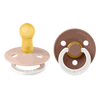 Bibs Colour Night str 2 (2 pk) Blush & Woodchuck