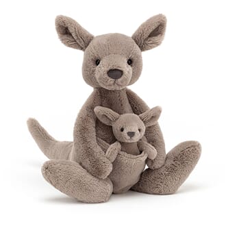 Kosedyr Kenguru m/baby - Jellycat
