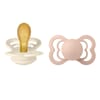Bibs Supreme str 1 (2 pk) Ivory & Blush