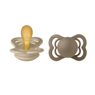 Bibs Supreme str 1 (2 pk) Vanilla & Dark Oak (latex)