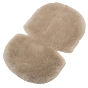 Lammeskinn Boble merinoull taupe - Tinkafu