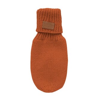 Wool Mittens Rust - Melton