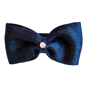 Babysløyfe Metallic Navy - Den lille prikken