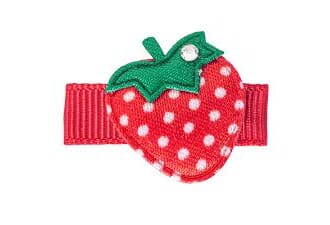 Babysløyfe strawberry Red - Den lille prikken
