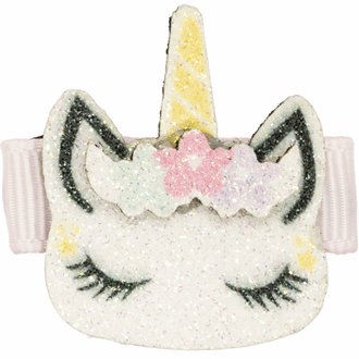 Babysløyfe unicorn Icy Pink - Den Lille prikken