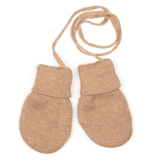 Mitty Baby Mitts Wool Camel - Huttelihut