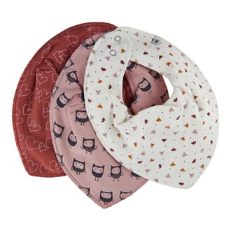 3 PK Smekke Owls / Hearts - Pippi