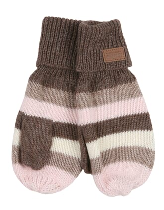 Wool - Mittens Stripes melange denver - Melton